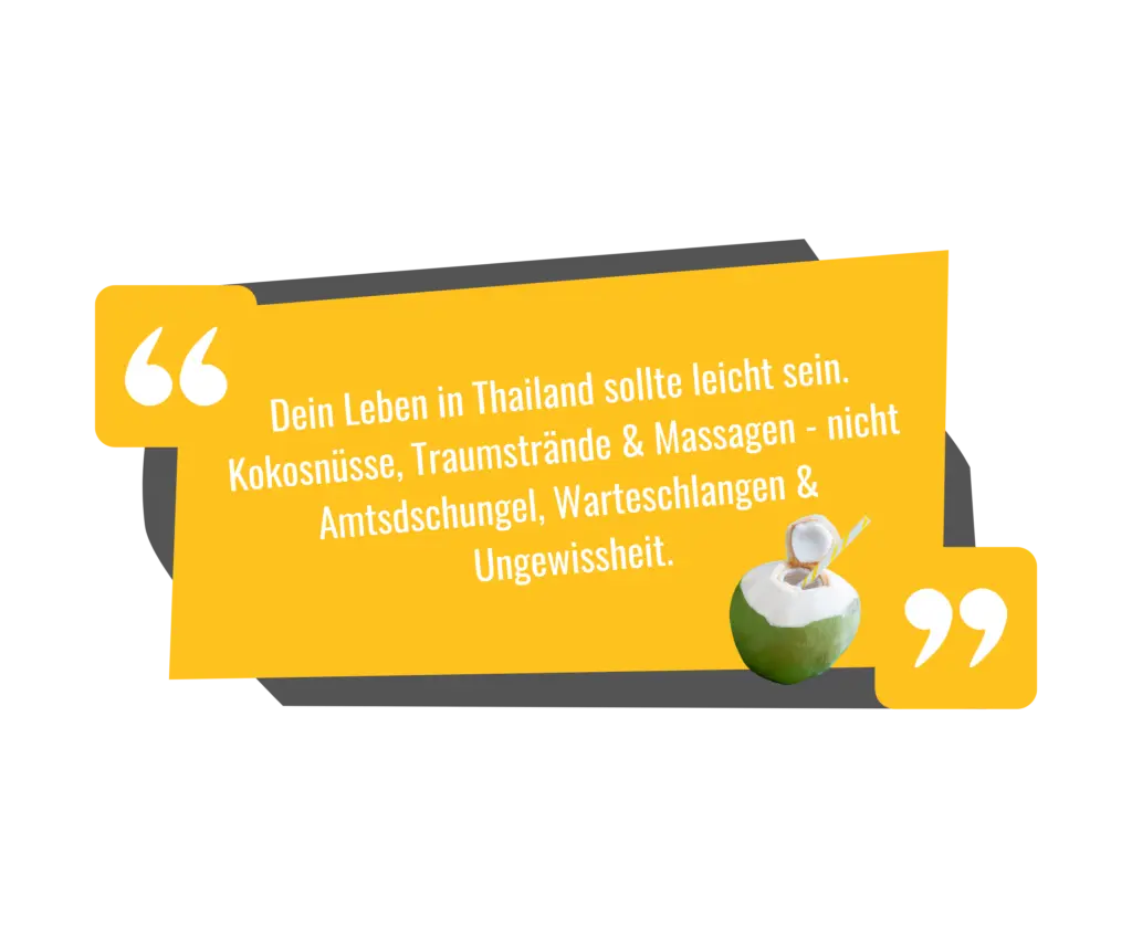Leichtes Leben in Thailand